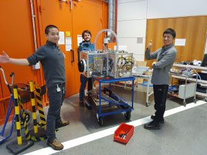 First sucessful multimodal in-situ experiments with the newly developed in-FORM coating device